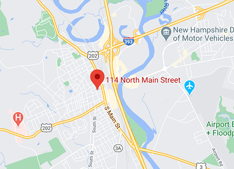 Concord NH Map