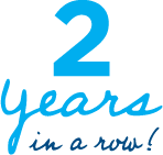 2 years in a row!